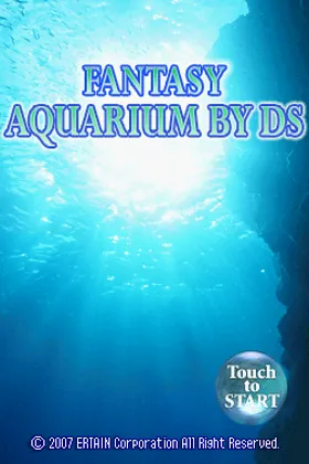 Fantasy Aquarium by DS (USA) screen shot title